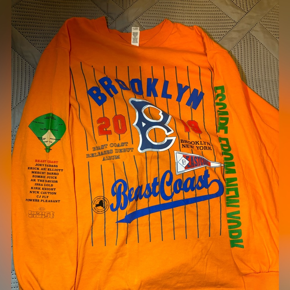Beast Coast Shirt Escape From New York Album Joey Badass Flatbush Zombies 2019 S
